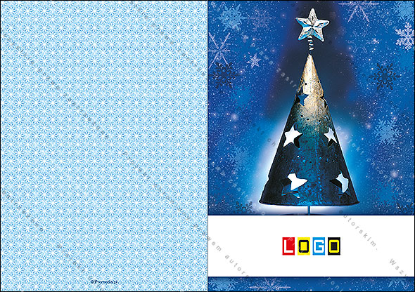 Kartki świąteczne nieskładane - BN1-076 awers